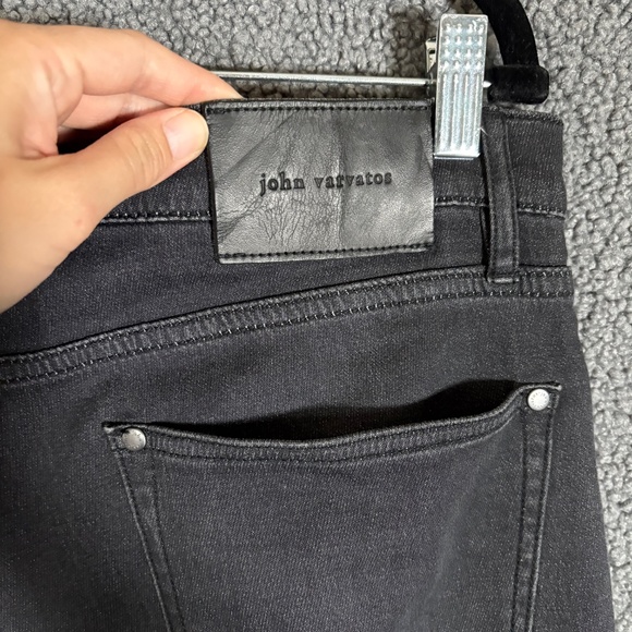 John Varvatos JV702 Slim Fit Stretch Jeans - Men's Size 34*31 - Black - Picture 5 of 10